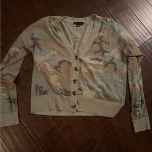 Sanctuary Camouflage Button-Up Cardigan